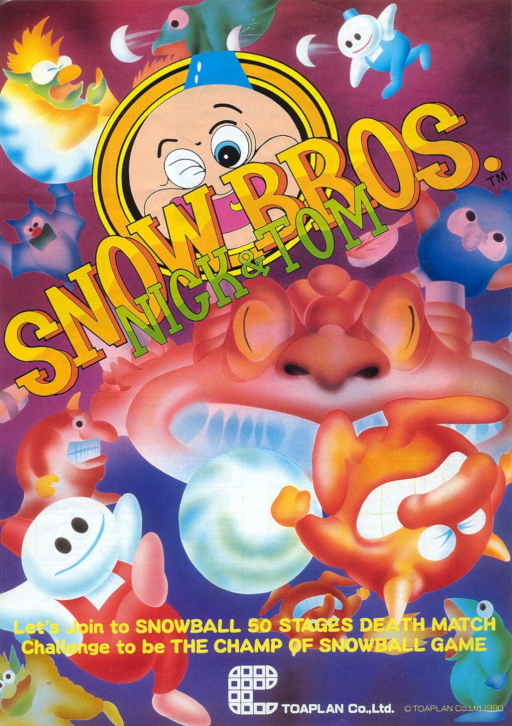 Snow Bros. - Nick & Tom (set 1) Arcade Game Cover